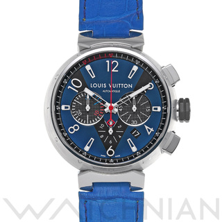 ルイヴィトン(LOUIS VUITTON)の中古 ルイ ヴィトン LOUIS VUITTON Q102VZ ブルー /ブラック メンズ 腕時計(腕時計(アナログ))