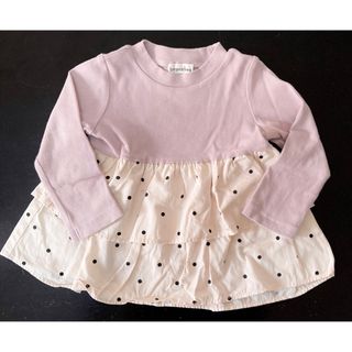 ブランシェス(Branshes)の90 女の子 長袖シャツ チュニック(Tシャツ/カットソー)