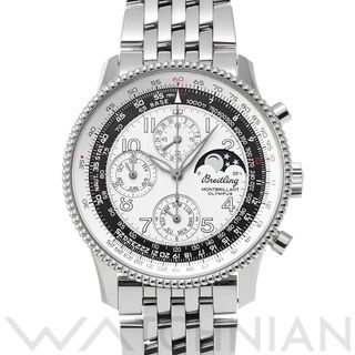 ブライトリング(BREITLING)の中古 ブライトリング BREITLING A191G92NP シルバー メンズ 腕時計(腕時計(アナログ))