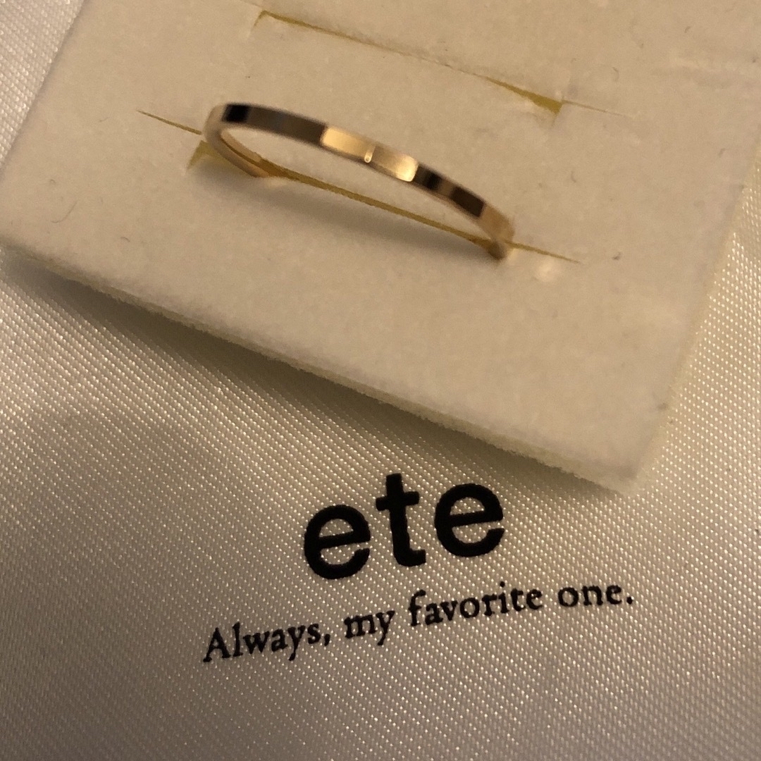 ete(エテ)の新品同様 k10 YG ete クラフト リング 11号 ✨ クレール レディースのアクセサリー(リング(指輪))の商品写真
