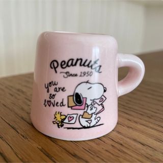 スヌーピー(SNOOPY)の【匿名配送】スヌーピー ウッドストック 歯ブラシ立て 歯ブラシスタンド ピンク(その他)