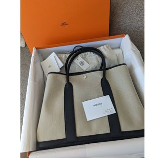 Hermes - 完売　HERMES ガーデンパーティ PM 36 トワルアッシュ Noir