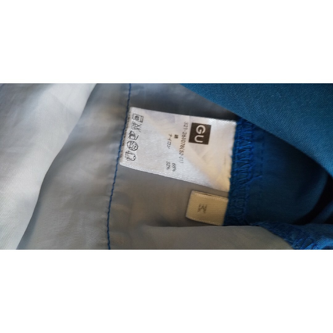 GU(ジーユー)のジーユー GU ハーフパンツ ショートパンツ メンズ パンツ Mサイズ ブルー メンズのパンツ(ショートパンツ)の商品写真