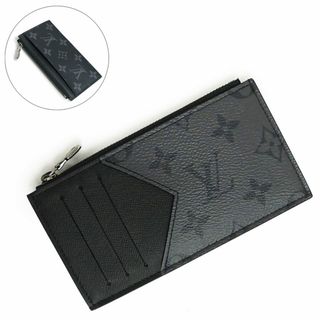 LOUIS VUITTON - ルイ ヴィトン コインカード ホルダー コインケース 小銭入れ 財布 カードケース 名刺入れ 定期入れ パスケース モノグラムエクリプス リバース レザー ノワール ブラック グレー 黒 シルバー金具 M69533 箱付 LOUIS VUITTON（新品・未使用品）