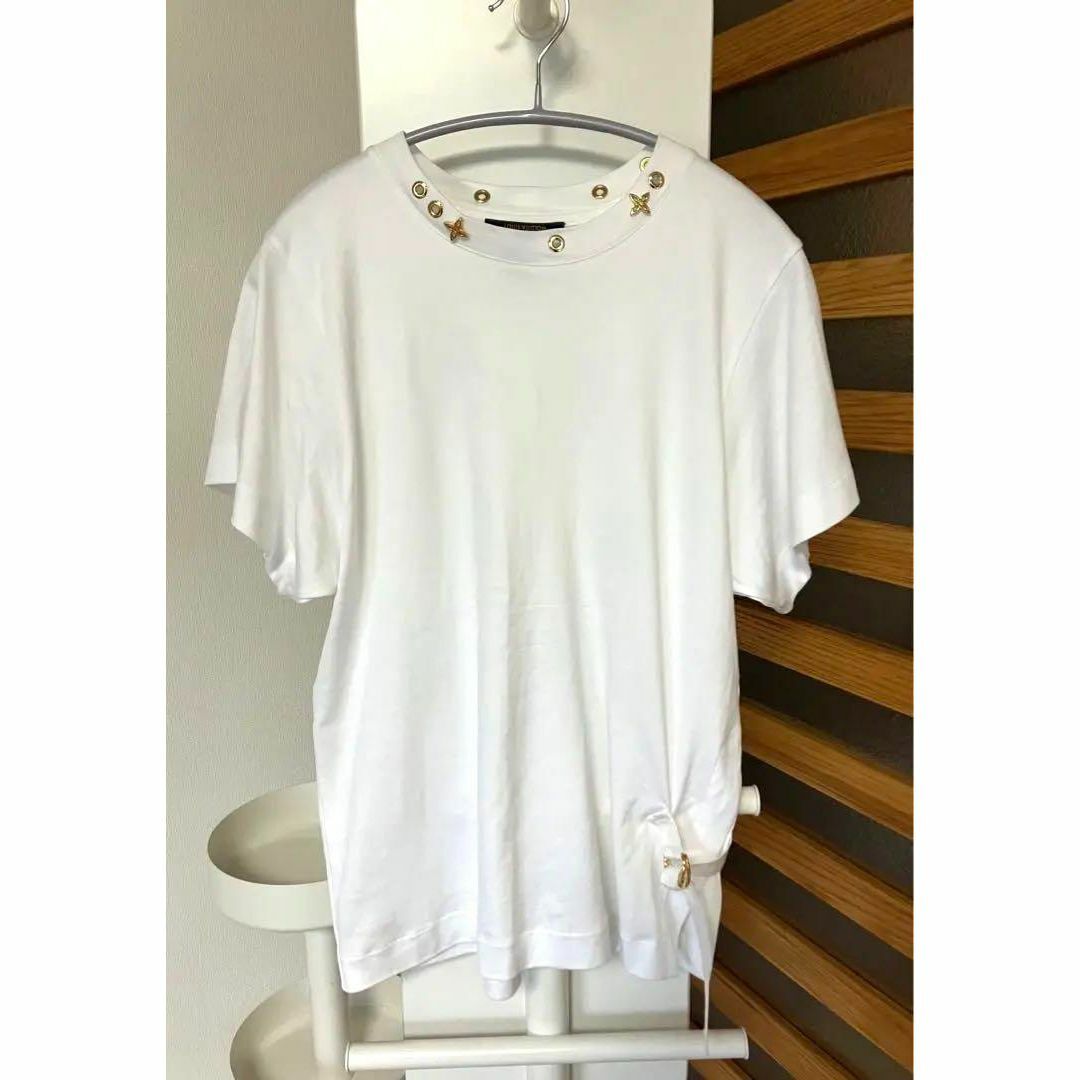 LOUIS VUITTON(ルイヴィトン)のヴィトン LOUIS VUITTON サイドストラップ Tシャツ レディースのトップス(Tシャツ(半袖/袖なし))の商品写真