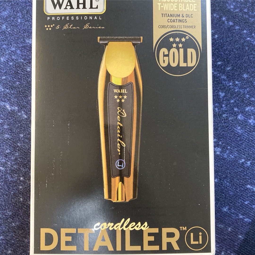 WAHL Cordless Detailer Li ゴールドコードレスバリカン スマホ/家電/カメラの美容/健康(メンズシェーバー)の商品写真