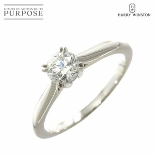 ハリーウィンストン(HARRY WINSTON)のハリーウィンストン ダイヤ 0.52ct E/VS2/3EX 11号 ラウンド ソリティア リング Pt 指輪【証明書・鑑定書付き】 VLP 90221377(リング(指輪))