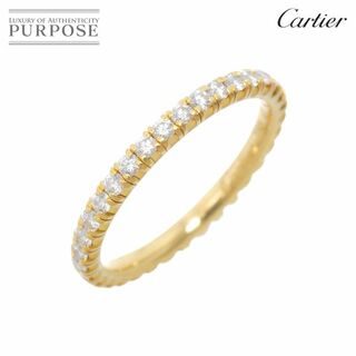 カルティエ(Cartier)のカルティエ Cartier エタンセル ドゥ #47 リング フル ダイヤ K18 YG 750 指輪【証明書付き】 VLP 90222579(リング(指輪))