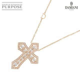 ダミアーニ(Damiani)のダミアーニ DAMIANI ベルエポック クラウン L ダイヤ ネックレス K18 PG ピンクゴールド 750 クロス【証明書付き】 VLP 90224073(ネックレス)