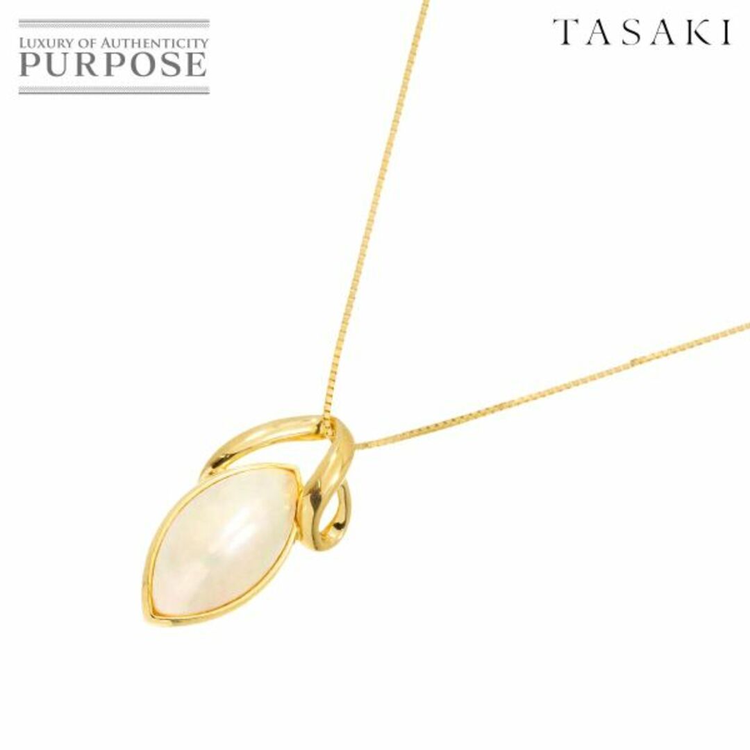 TASAKI(タサキ)のタサキ TASAKI マベ真珠 ネックレス 45cm K18 YG 750 パール 田崎真珠 VLP 90224913 レディースのアクセサリー(ネックレス)の商品写真