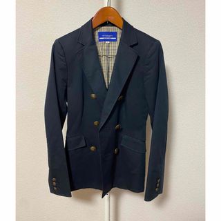 BURBERRY BLUE LABEL - バーバリー ブルーレーベル 金ボタンジャケット ブレザー レディース 38