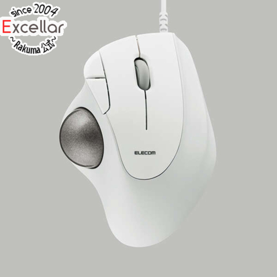 ELECOM(エレコム)のELECOM 有線トラックボール IST 5ボタン ベアリングモデル M-IT11URWH ホワイト スマホ/家電/カメラのPC/タブレット(PC周辺機器)の商品写真