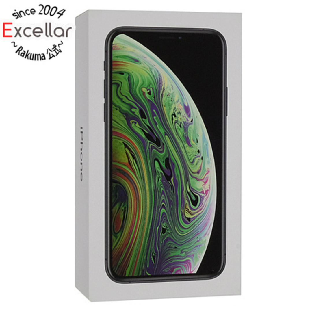 bigapple(ビッグアップル)のAPPLE　iPhone XS 256GB docomo SIMロック解除済み　MTE02J/A　スペースグレイ　液晶画面いたみ 元箱あり スマホ/家電/カメラのスマートフォン/携帯電話(スマートフォン本体)の商品写真