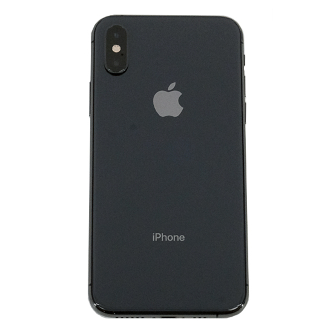 bigapple(ビッグアップル)のAPPLE　iPhone XS 256GB docomo SIMロック解除済み　MTE02J/A　スペースグレイ　液晶画面いたみ 元箱あり スマホ/家電/カメラのスマートフォン/携帯電話(スマートフォン本体)の商品写真