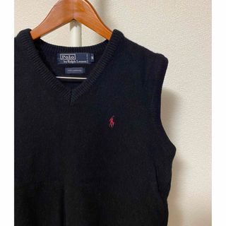 POLO RALPH LAUREN - ラルフローレン ニットベスト レディース メンズ ユニセックス ブラック M