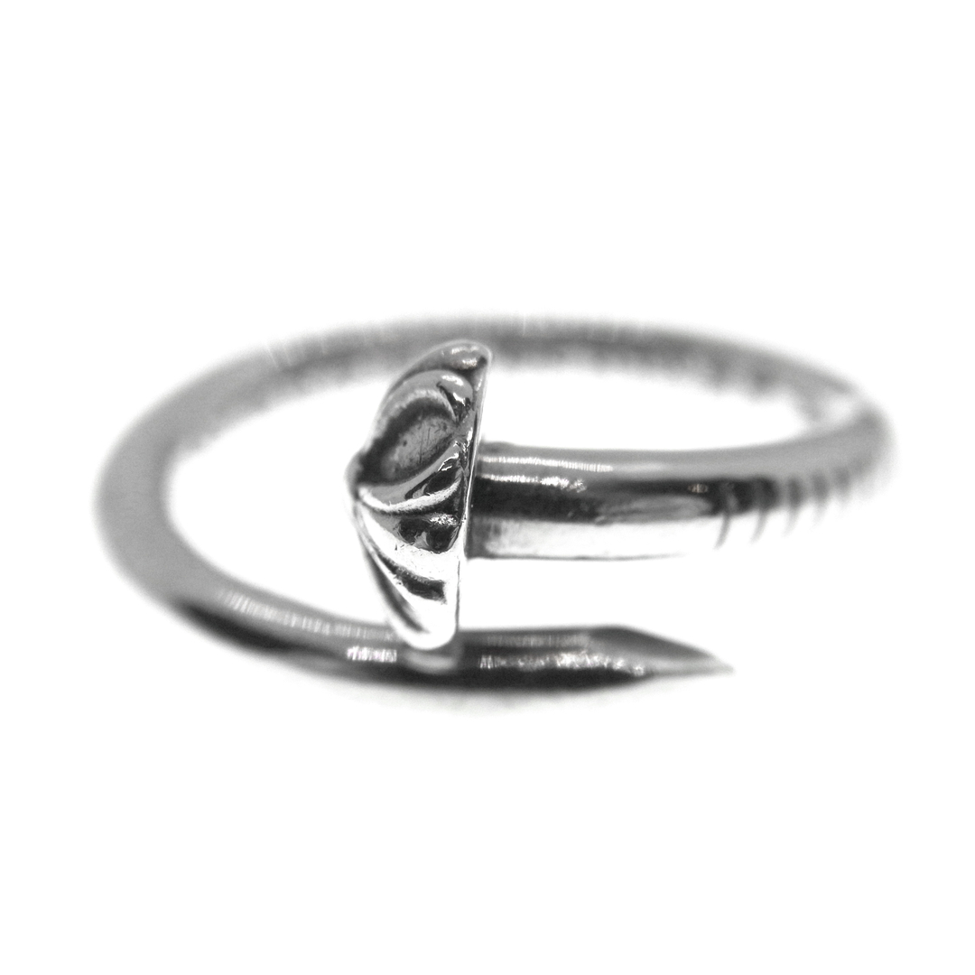 Chrome Hearts(クロムハーツ)のクロムハーツ CHROME HEARTS ■ 【 CROSSBALL NAIL RING 】 クロス ボール ネイル リング n5216 メンズのアクセサリー(リング(指輪))の商品写真