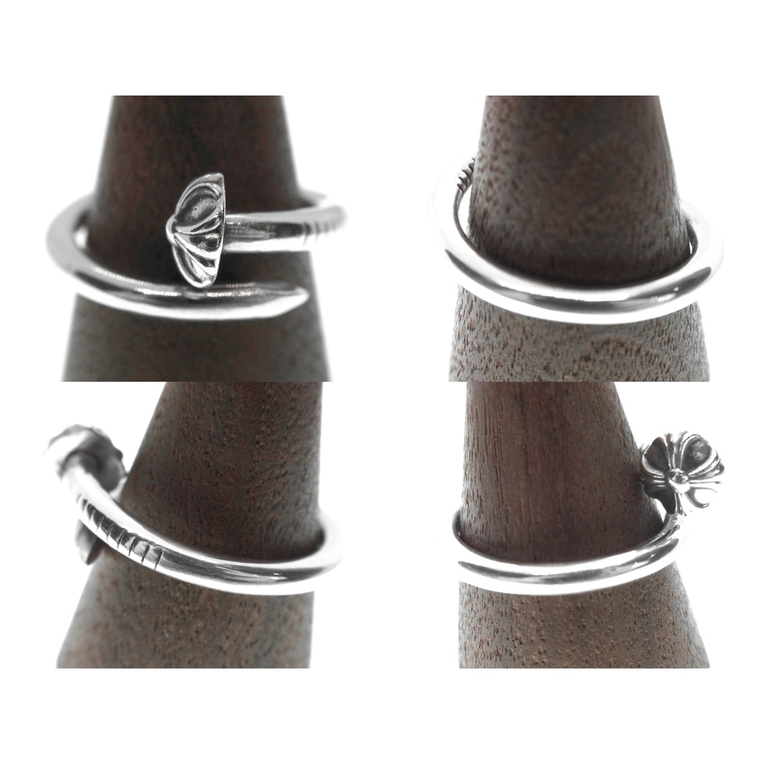 Chrome Hearts(クロムハーツ)のクロムハーツ CHROME HEARTS ■ 【 CROSSBALL NAIL RING 】 クロス ボール ネイル リング n5216 メンズのアクセサリー(リング(指輪))の商品写真