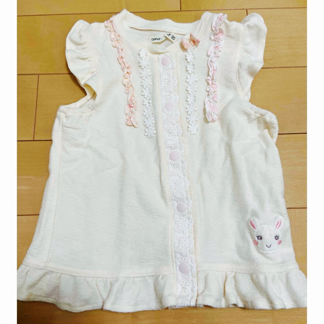 coeur a coeur(クーラクール)のクーラクール 春夏秋ベスト　95 キッズ/ベビー/マタニティのキッズ服女の子用(90cm~)(ジャケット/上着)の商品写真