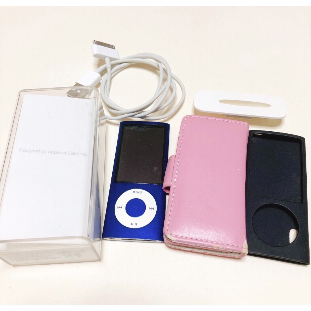iPod(アイポッド)のiPod nano 16GB Blue スマホ/家電/カメラのオーディオ機器(ポータブルプレーヤー)の商品写真