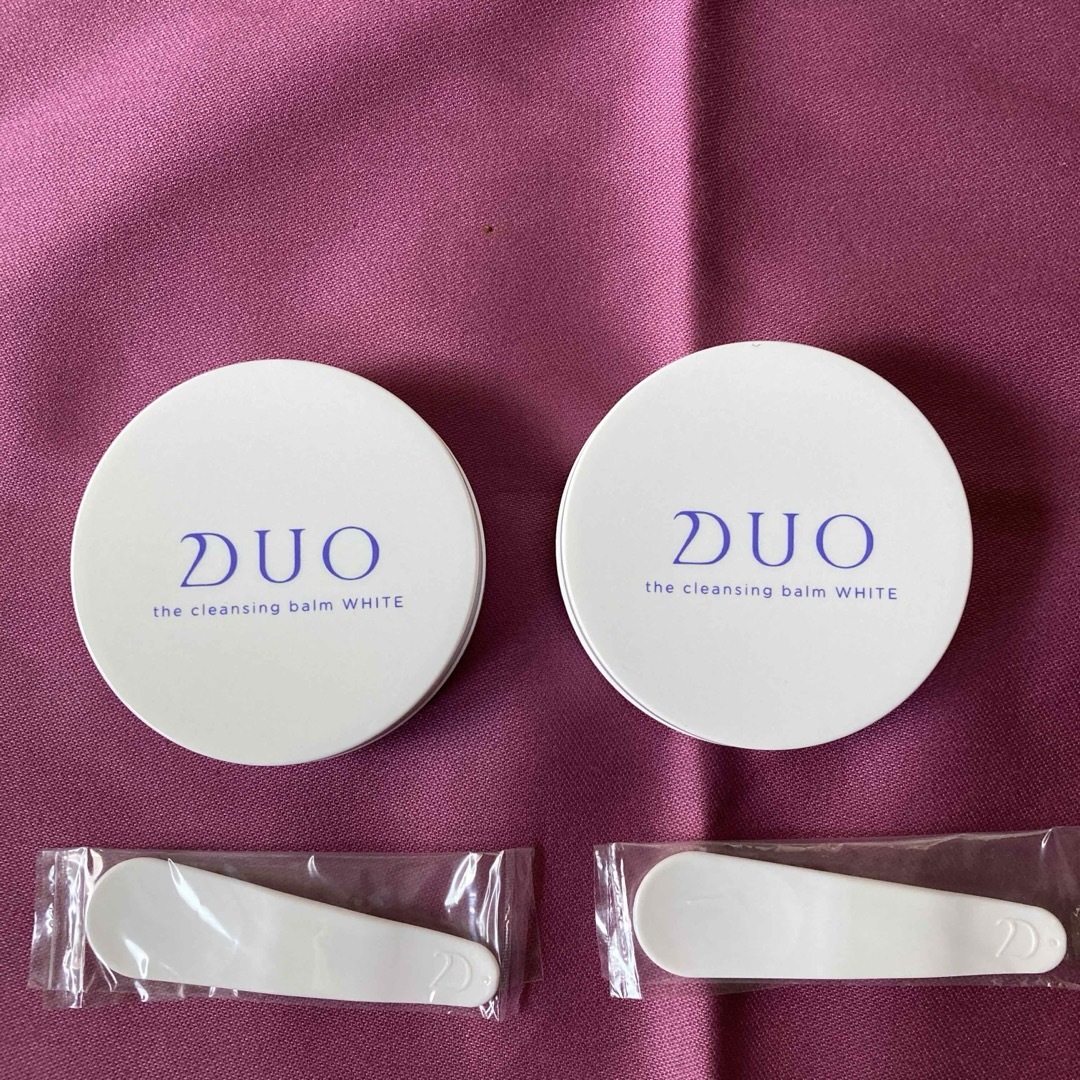 DUO(デュオ)のDUO デュオ クレンジングバームホワイト20g×2 コスメ/美容のスキンケア/基礎化粧品(クレンジング/メイク落とし)の商品写真