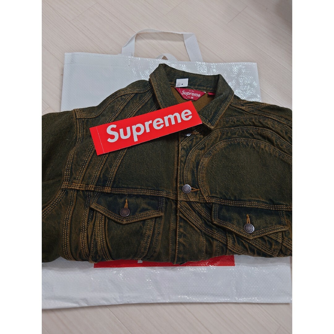 Supreme(シュプリーム)のSupreme S Logo Denim Trucker Jacket M メンズのジャケット/アウター(Gジャン/デニムジャケット)の商品写真