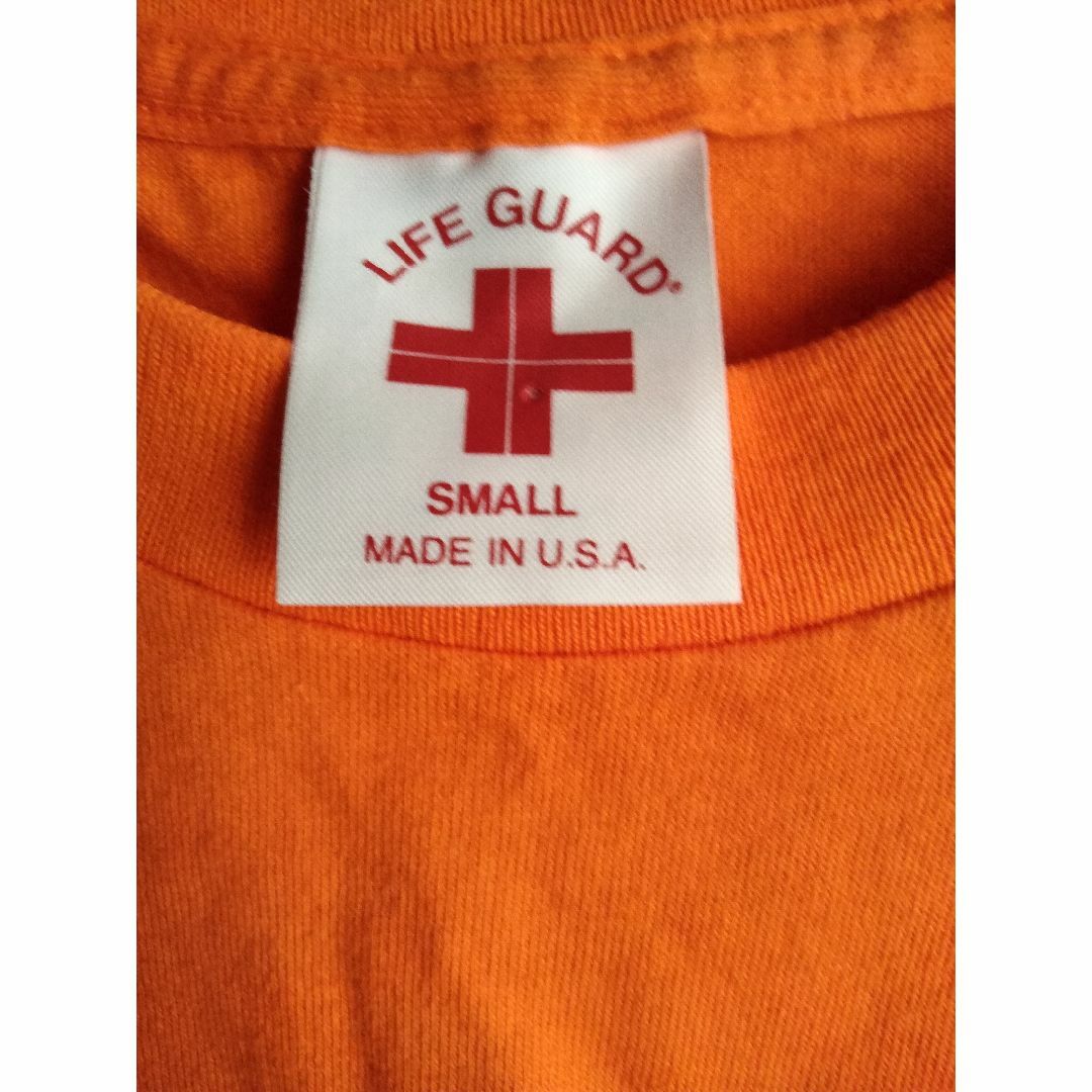 【美品】★LIFE GUARD　オレンジ　Tシャツ　Sサイズ★ レディースのトップス(Tシャツ(半袖/袖なし))の商品写真