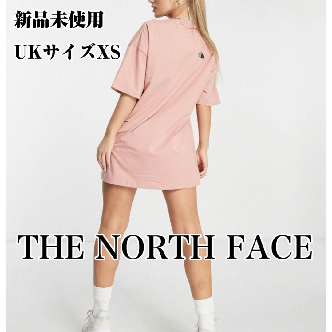 THE NORTH FACE(ザノースフェイス)のTHE NORTH FACE海外ザノースフェイスレディース　Tシャツワンピピンク レディースのワンピース(ミニワンピース)の商品写真