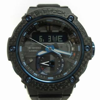 ジーショック(G-SHOCK)のカシオジーショック 腕時計 アナデジ タフソーラー 防水 黒 青 ■SM1(腕時計(アナログ))