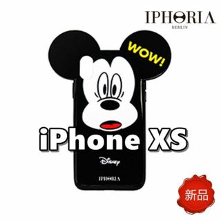 アイフォリア(IPHORIA)の? 新品 未使用 アイフォリア  iPhone X XS スマホケース ブラック(iPhoneケース)