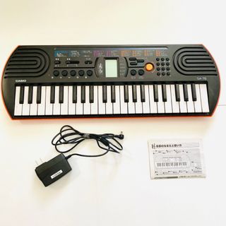 カシオ(CASIO)の【アダプター付】カシオミニ電子キーボード (SA-76)(電子ピアノ)