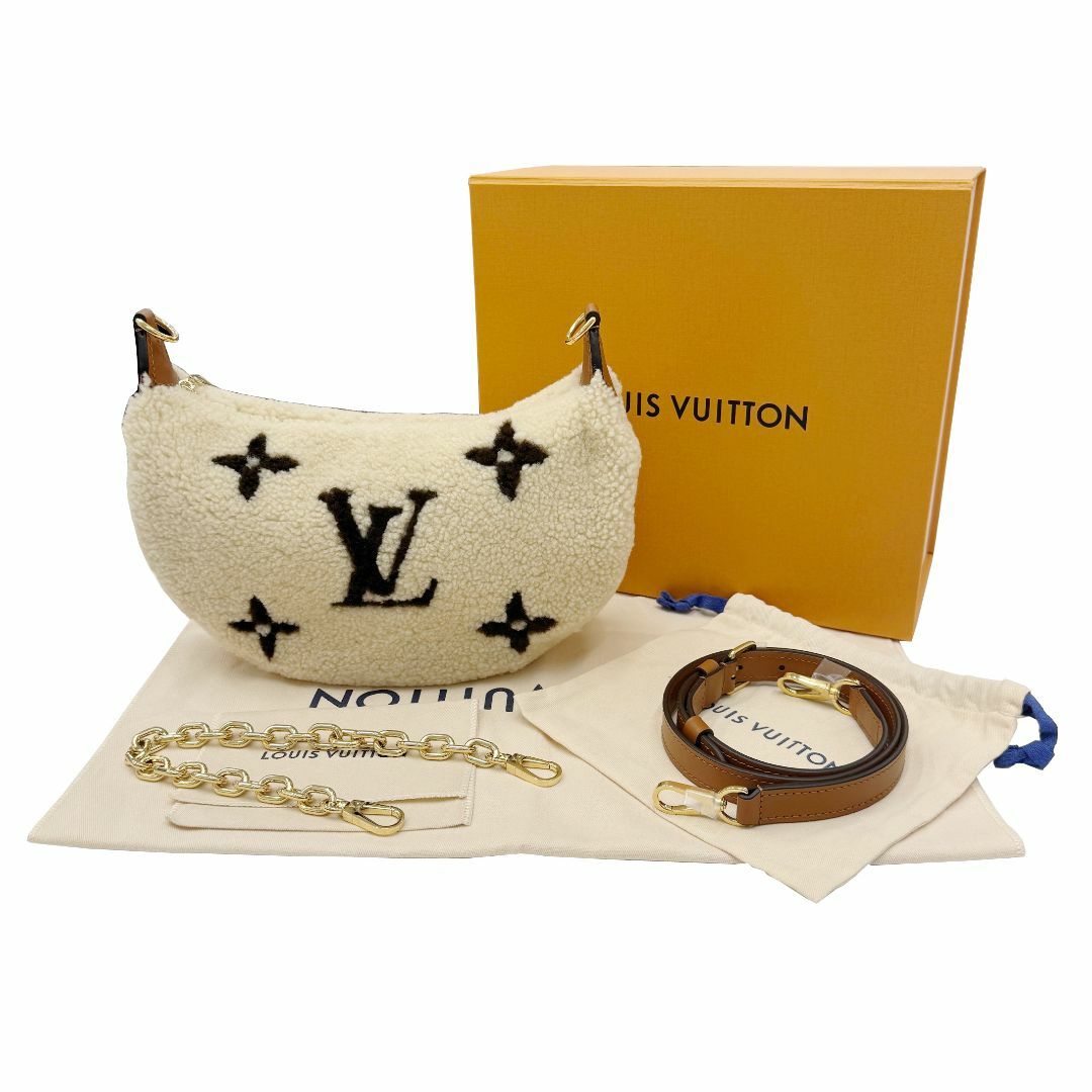 LOUIS VUITTON(ルイヴィトン)のLOUIS VUITTON ルイ ヴィトン LV SKI オーバー ザ ムーン M23321 RFID ICチップ 新作 現行 モノグラム ジャイアント レディース チェーンバッグ ショルダーバッグ ハーフムーン シアリング ムートン レディースのバッグ(ショルダーバッグ)の商品写真