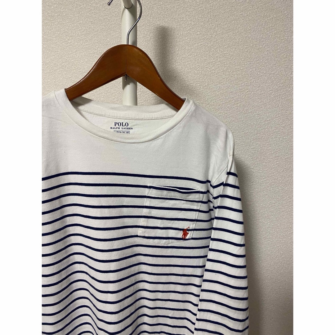 POLO RALPH LAUREN(ポロラルフローレン)のラルフローレン レディース ボーダー カットソー ロンT RALPHLAUREN レディースのトップス(Tシャツ(長袖/七分))の商品写真