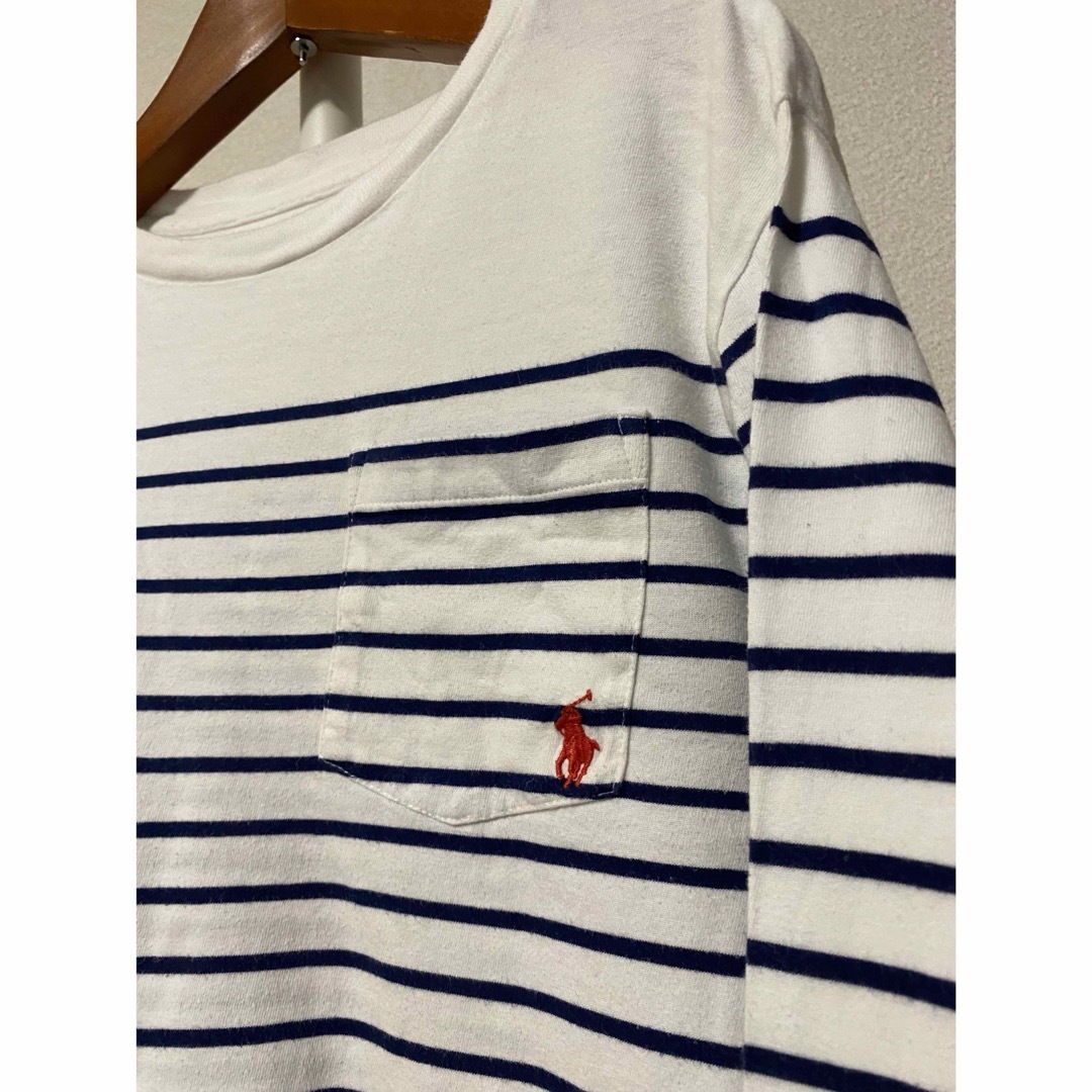 POLO RALPH LAUREN(ポロラルフローレン)のラルフローレン レディース ボーダー カットソー ロンT RALPHLAUREN レディースのトップス(Tシャツ(長袖/七分))の商品写真