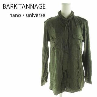 バークタンネイジ(BARK TANNAGE)のバークタンネイジ シャツ 長袖 ミリタリー F カーキ 211202AH16A(シャツ/ブラウス(長袖/七分))