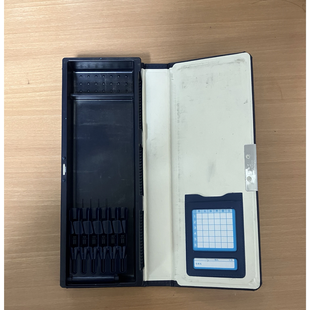 KUTSUWA(クツワ)のクラリーノ軽量筆入 紺 CX123 インテリア/住まい/日用品の文房具(ペンケース/筆箱)の商品写真