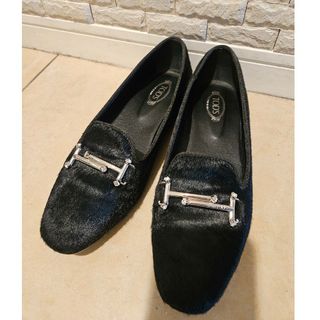 TOD'S - 難あり　トッズ　TOD'S　ハラコ　フラットシューズ