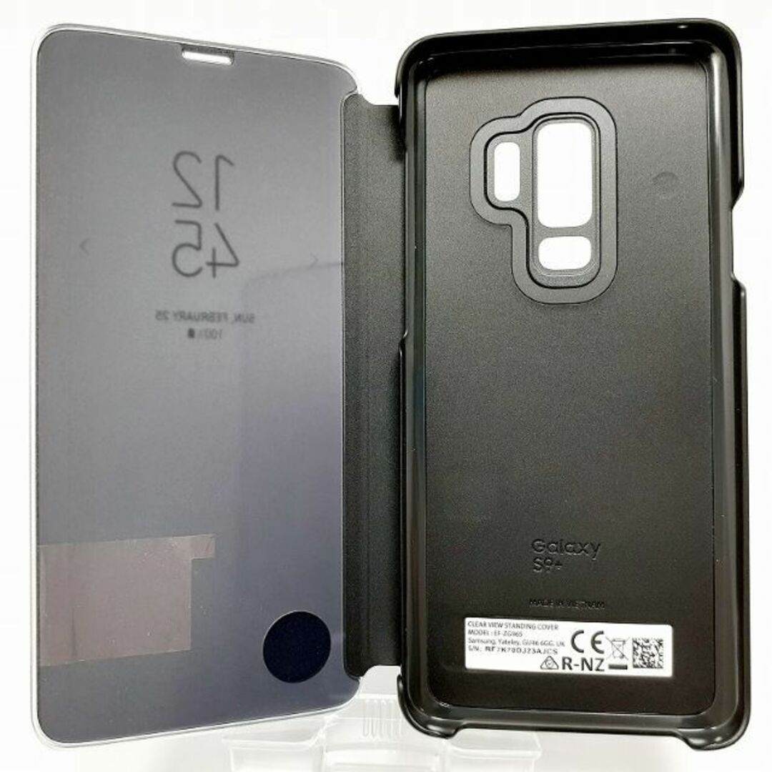 SAMSUNG(サムスン)の? ギャラクシー S９+ スタンディングカバー スマホケース ブラック 新品 スマホ/家電/カメラのスマホアクセサリー(Androidケース)の商品写真