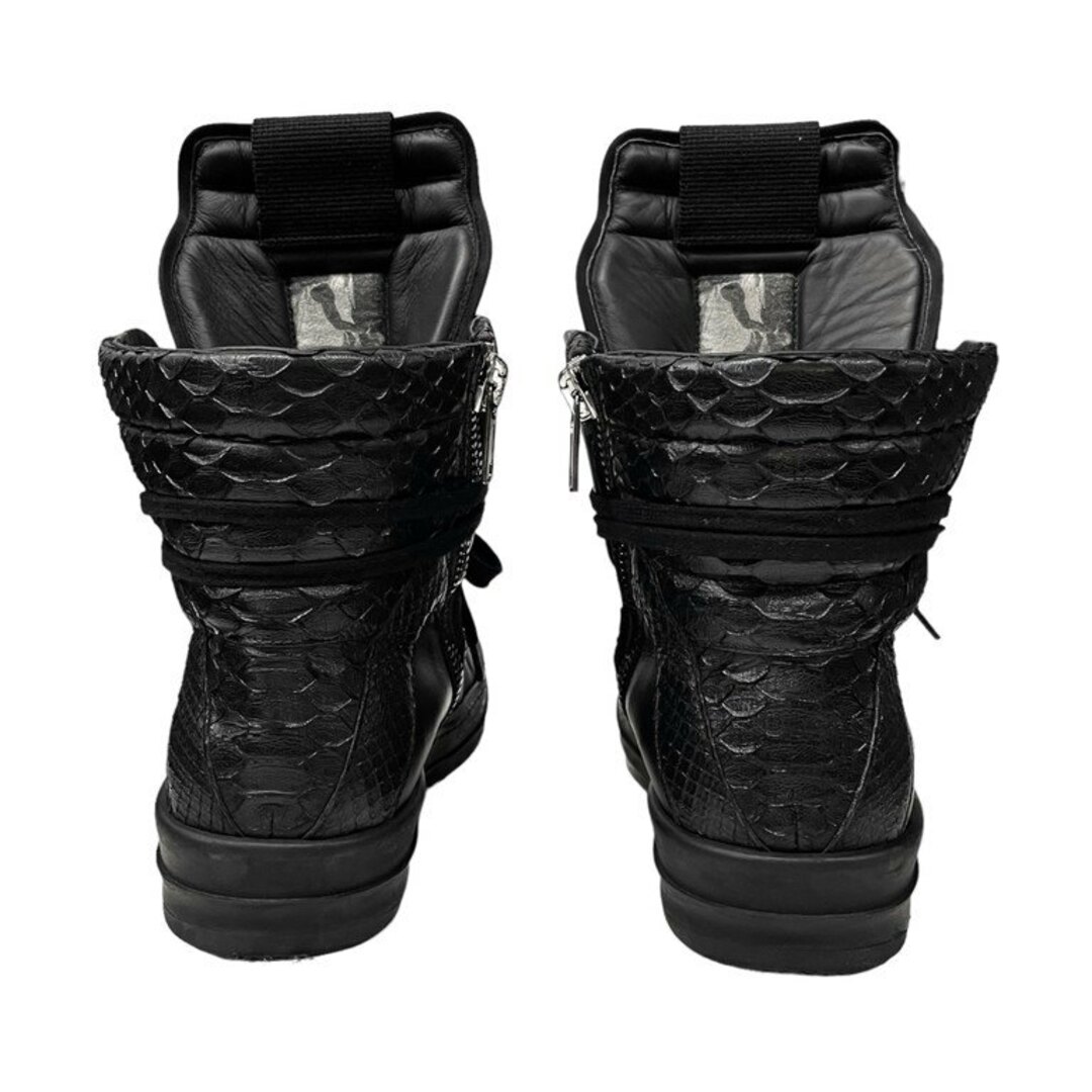 Rick Owens(リックオウエンス)のRick Owens PYTHON GEOBASKET パイソンカーフレザーハイブリッドジオバスケット ハイカットスニーカー シューズ レア メンズの靴/シューズ(スニーカー)の商品写真