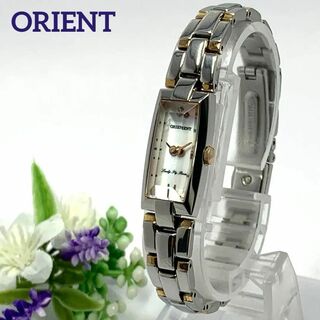 オリエント(ORIENT)の217 稼働品 ORIENT レディース 腕時計 シェル文字盤ホワイト 人気(腕時計)
