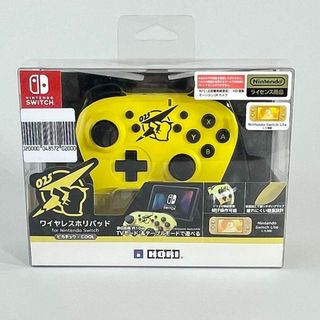 【ほぼ新品】HORI Switch ワイヤレスコントローラー　ピカチュウ　廃盤(その他)