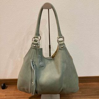 【良品】Dakota ダコタ 本革製 レザー トートバッグ くすみカラー 肩がけ