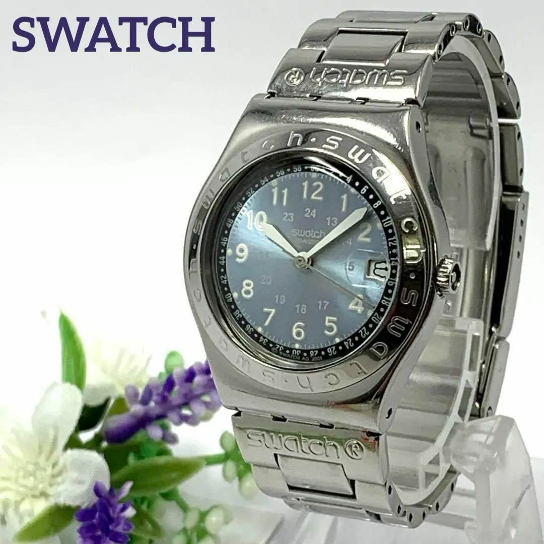 swatch(スウォッチ)の289 稼働品 SWATCH スウォッチ SWISS レディース 腕時計 デイト レディースのファッション小物(腕時計)の商品写真
