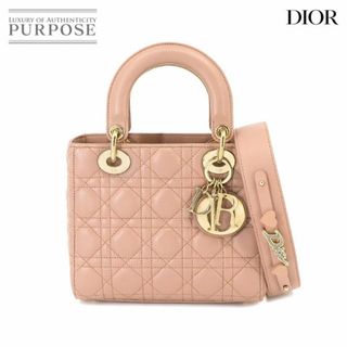 クリスチャンディオール(Christian Dior)のクリスチャン ディオール Christian Dior レディディオール MY ABCDIOR ハンド ショルダー バッグ レザー ライトピンク VLP 90225412(ハンドバッグ)