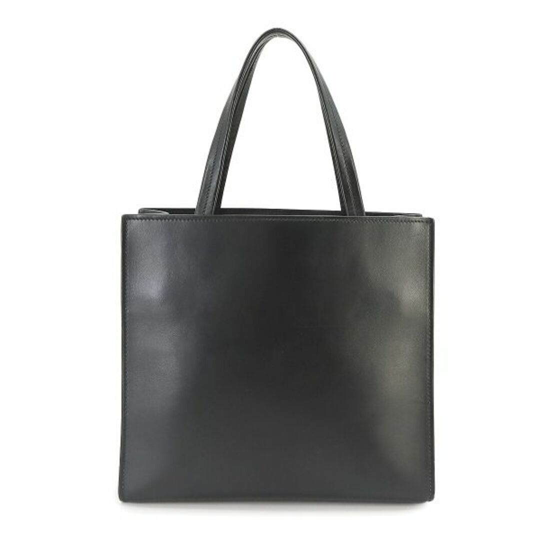 PRADA(プラダ)の未使用 展示品 プラダ PRADA 2way トート ショルダー バッグ レザー ブラック 1BG382 シルバー 金具 トライアングルロゴ VLP 90228887 レディースのバッグ(トートバッグ)の商品写真