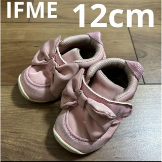 イフミー(IFME)のIFME ピンク　靴　リボン(スニーカー)