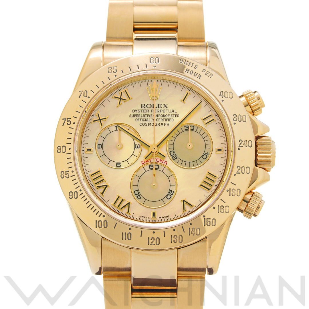 ROLEX(ロレックス)の中古 ロレックス ROLEX 116528NR P番(2000年頃製造) イエローシェル メンズ 腕時計 メンズの時計(腕時計(アナログ))の商品写真