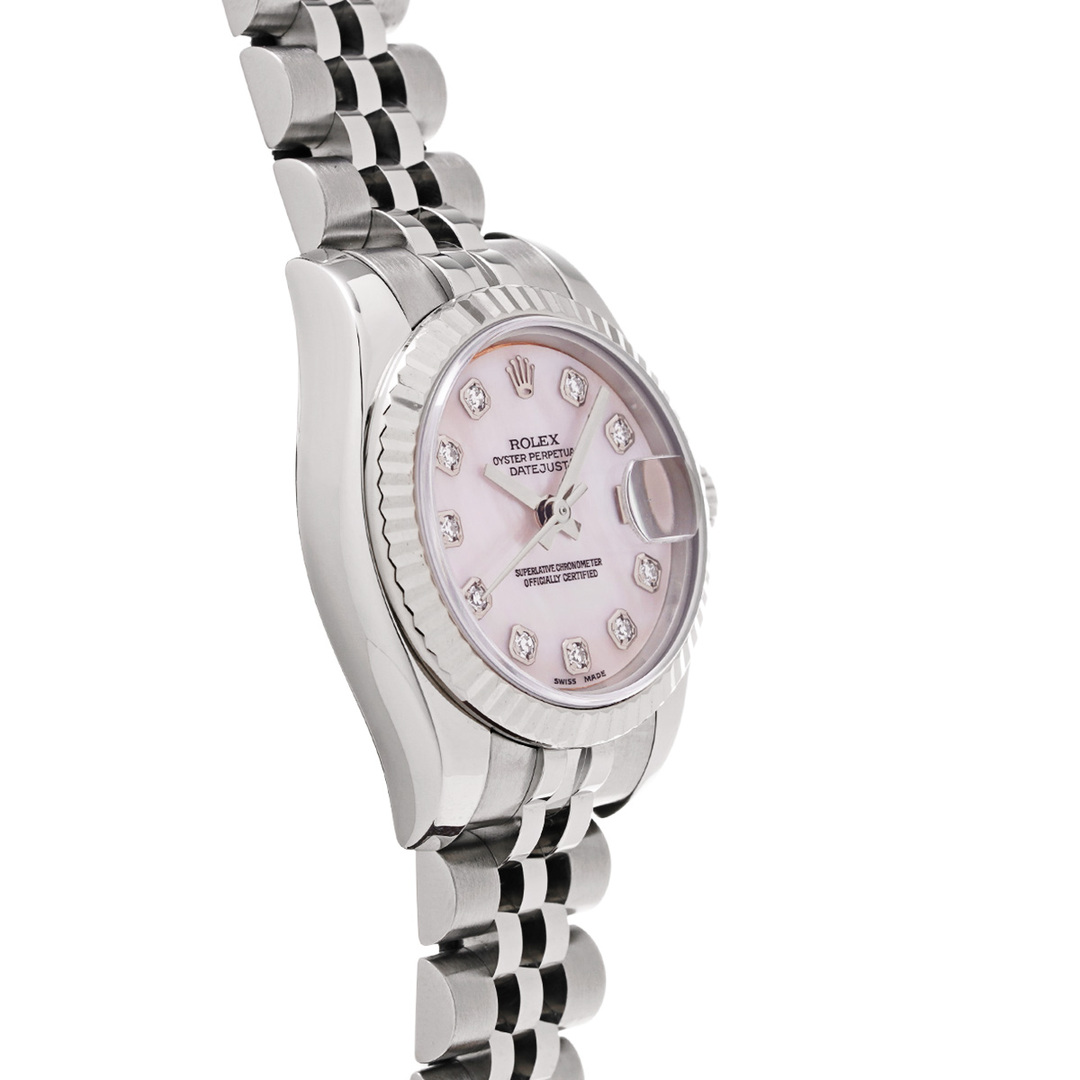 ROLEX(ロレックス)の中古 ロレックス ROLEX 179174NG D番(2006年頃製造) ピンクシェル /ダイヤモンド レディース 腕時計 レディースのファッション小物(腕時計)の商品写真