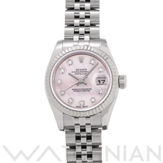 ROLEX - 中古 ロレックス ROLEX 179174NG D番(2006年頃製造) ピンクシェル /ダイヤモンド レディース 腕時計