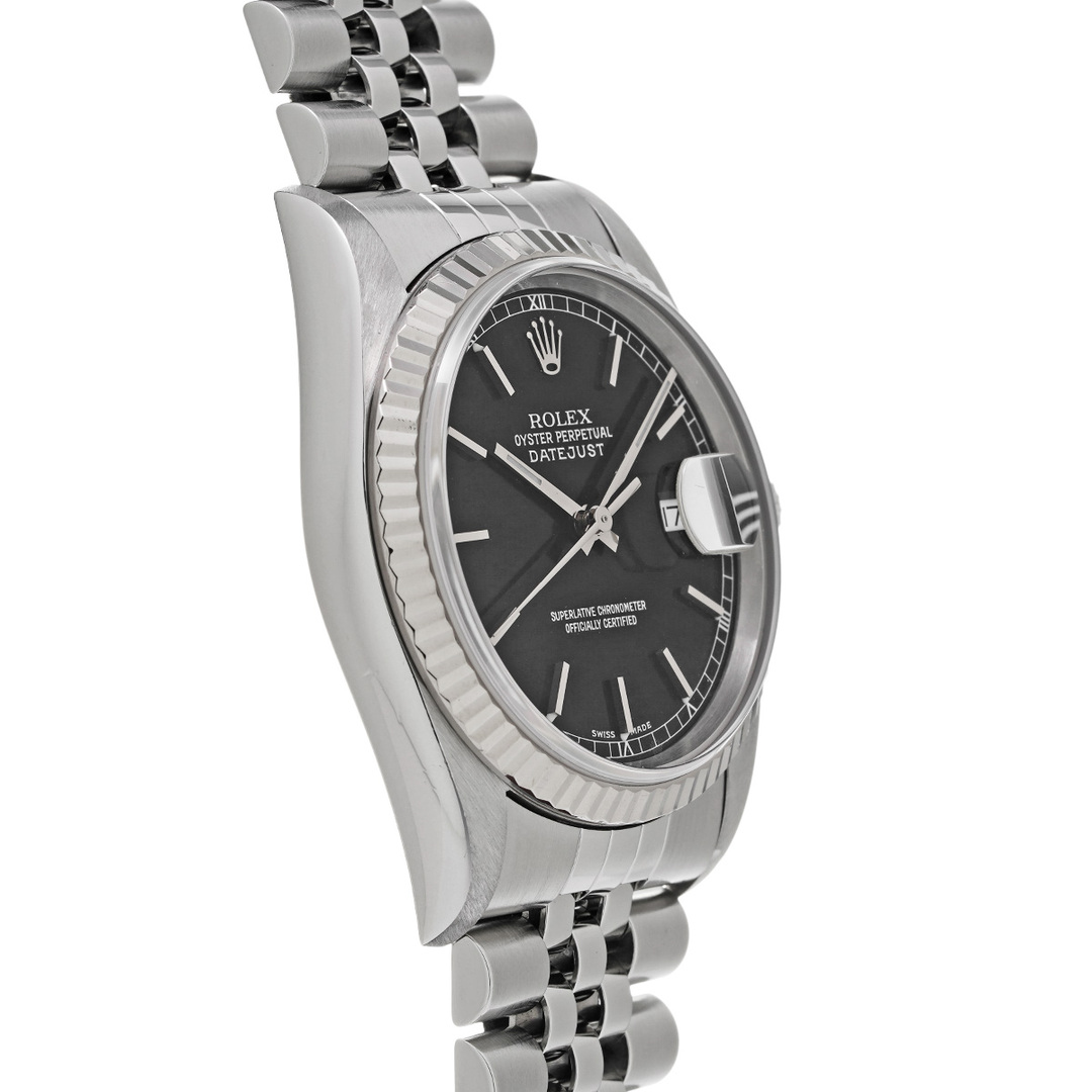 ROLEX(ロレックス)の中古 ロレックス ROLEX 16234 Y番(2002年頃製造) ブラック メンズ 腕時計 メンズの時計(腕時計(アナログ))の商品写真