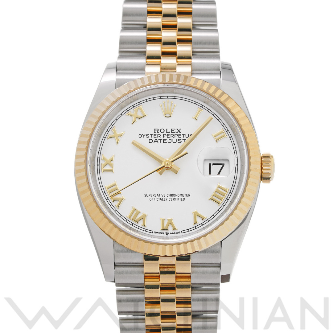 ROLEX(ロレックス)の中古 ロレックス ROLEX 126233 ランダムシリアル ホワイト メンズ 腕時計 メンズの時計(腕時計(アナログ))の商品写真